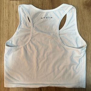 NVGTN size small white crop tank